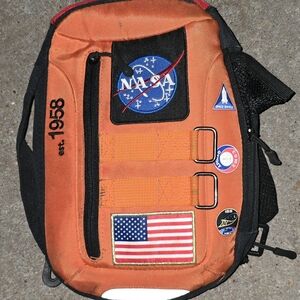 Orange Backpack for Men
